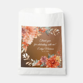 秋かわいい格言紅葉誕生日 フェイバーバッグ