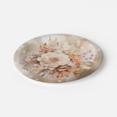 秋かわいい格言紅葉誕生日 ペーパープレート (アングル)