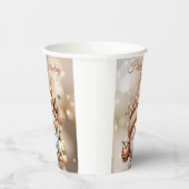 秋かわいい格言紅葉誕生日 紙コップ (右)