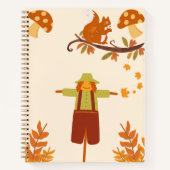 秋かわいい🤎🍪 ノートブック (正面)
