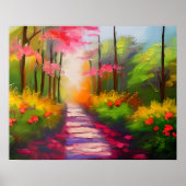 秋かわいらしハイキングコース ポスター (正面)