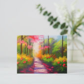 秋かわいらしハイキングコース ポストカード (スタンド正面)