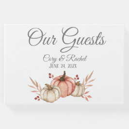 秋かわいらしパンプキンブーケ ゲストブック