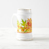 秋がシュタインに来る ビールジョッキ (正面左)