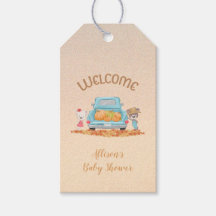 秋がトラックにカボチャをカスタム運ぶ