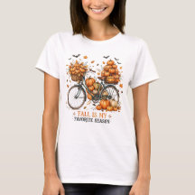秋が一番好きな季節のTシャツ 自転車