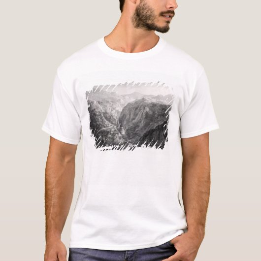 秋が付いている悪魔の橋のインからの場面 Tシャツ (正面)