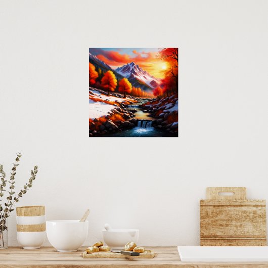 秋が冬になる ポスター (キッチン)