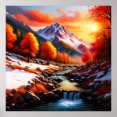 秋が冬になる ポスター (正面)