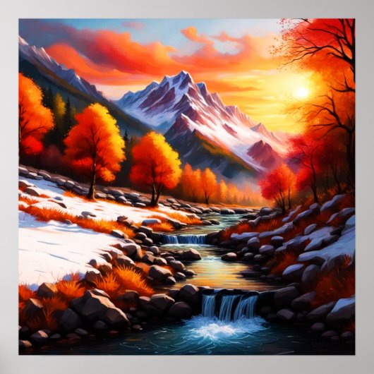 秋が冬になる ポスター (正面)