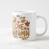 秋が大好き ジャンボコーヒーマグカップ (右)