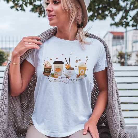 秋が大好き | パンプキンスパイスラテ Tシャツ