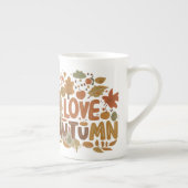 秋が大好き ボーンチャイナマグカップ (右)