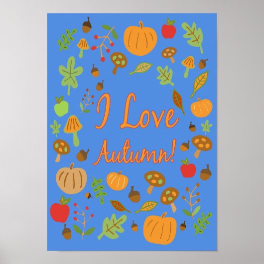 秋が大好き！ ポスター (正面)