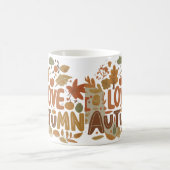 秋が大好き モーフィングマグカップ (中央)