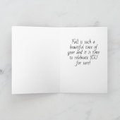 秋が来て誕生日 カード (内部)