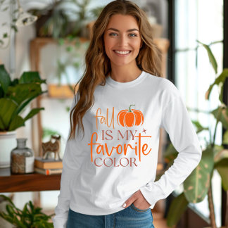 秋が私の一番好きな色 Tシャツ