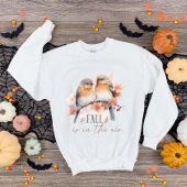 秋が空中にある、トレンディー秋シャツ、秋の雰囲気 スウェットシャツ