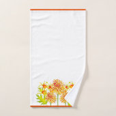 秋が訪れるバスルームのタオル バスタオルセット (ハンドタオル)