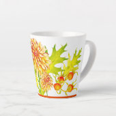 秋が訪れる小さなラテ カフェラテマグ (右アングル)