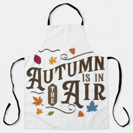 秋が訪れる エプロン
