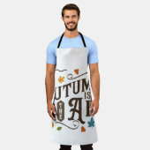 秋が訪れる エプロン (着用した状態)