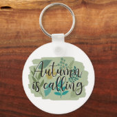 秋が訪れる キーホルダー (正面)