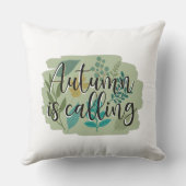 秋が訪れる クッション (裏面)