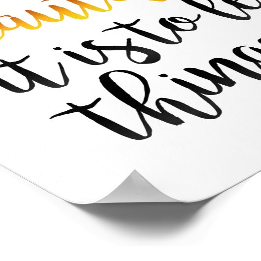 秋が訪れる ポスター (角)