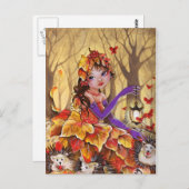 秋が過ぎ来た – はがき (正面/裏面)