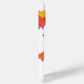 秋こけし人形 – 緑の着物芸者ガール Case-Mate iPhoneケース (裏面 / 右)