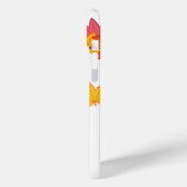 秋こけし人形 – 緑の着物芸者ガール Case-Mate iPhoneケース (裏面 / 左)