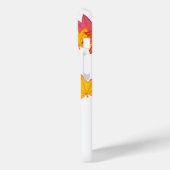 秋こけし人形 – 緑の着物芸者ガール Case-Mate iPhoneケース (裏面 / 左)