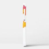 秋こけし人形 – 緑の着物芸者ガール Case-Mate iPhoneケース (裏面 / 左)