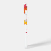 秋こけし人形 – 緑の着物芸者ガール Case-Mate iPhoneケース (裏面 / 左)