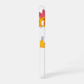 秋こけし人形 – 緑の着物芸者ガール iPhone 16ケース (左側面)