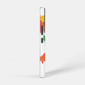 秋こけし人形 – 緑の着物芸者ガール SAMSUNG GALAXYケース (右側面)