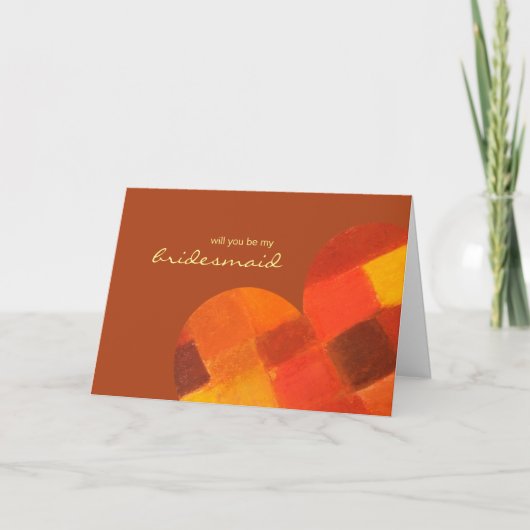 『秋さびは私の花嫁のカード』 招待状 (正面)