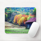 秋たばこ納屋自然 マウスパッド (マウス)