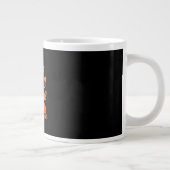 秋だね、みんな!面白い引用デザイン ジャンボコーヒーマグカップ (右)