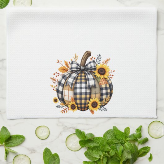 秋だ！ キッチンタオル (折り畳み)