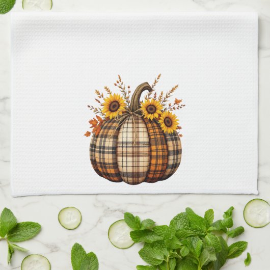 秋だ！ キッチンタオル (折り畳み)