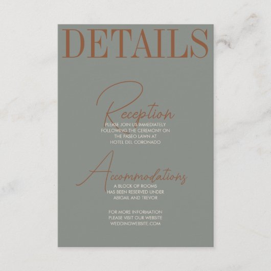 秋とはっきりしたレトロのエンクロージャカード エンクロージャーカード (正面)