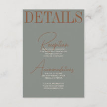 秋とはっきりしたレトロのエンクロージャカード