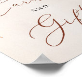 秋とオートム ボーホー ブライズシャワー カウントダウン サイン (角)