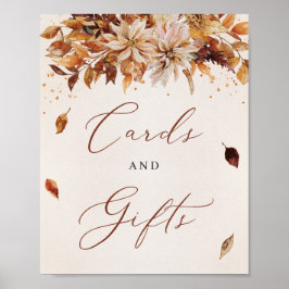 秋とオートム ボーホー ブライズシャワー カウントダウン サイン