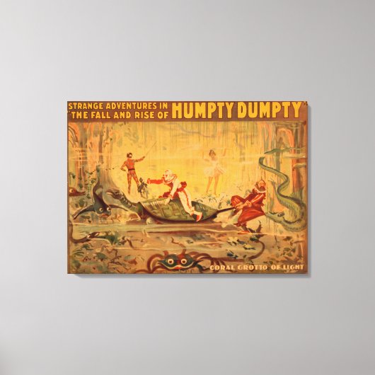 秋とハンプティ・ダンプティ・シアターの台頭 キャンバスプリント (正面)