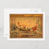 秋とハンプティ・ダンプティ・シアターの台頭 ポストカード (正面/裏面)