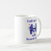 秋とボードゲームのモットーを愛して コーヒーマグカップ (正面右)