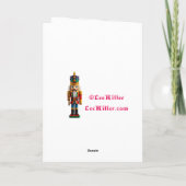 秋と冬の中世シーズンの挨拶 カード (裏面)